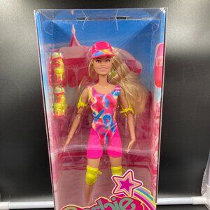 Barbie The Movie Margot Robbie as Barbie Inline Skating Outfit Collectible Doll